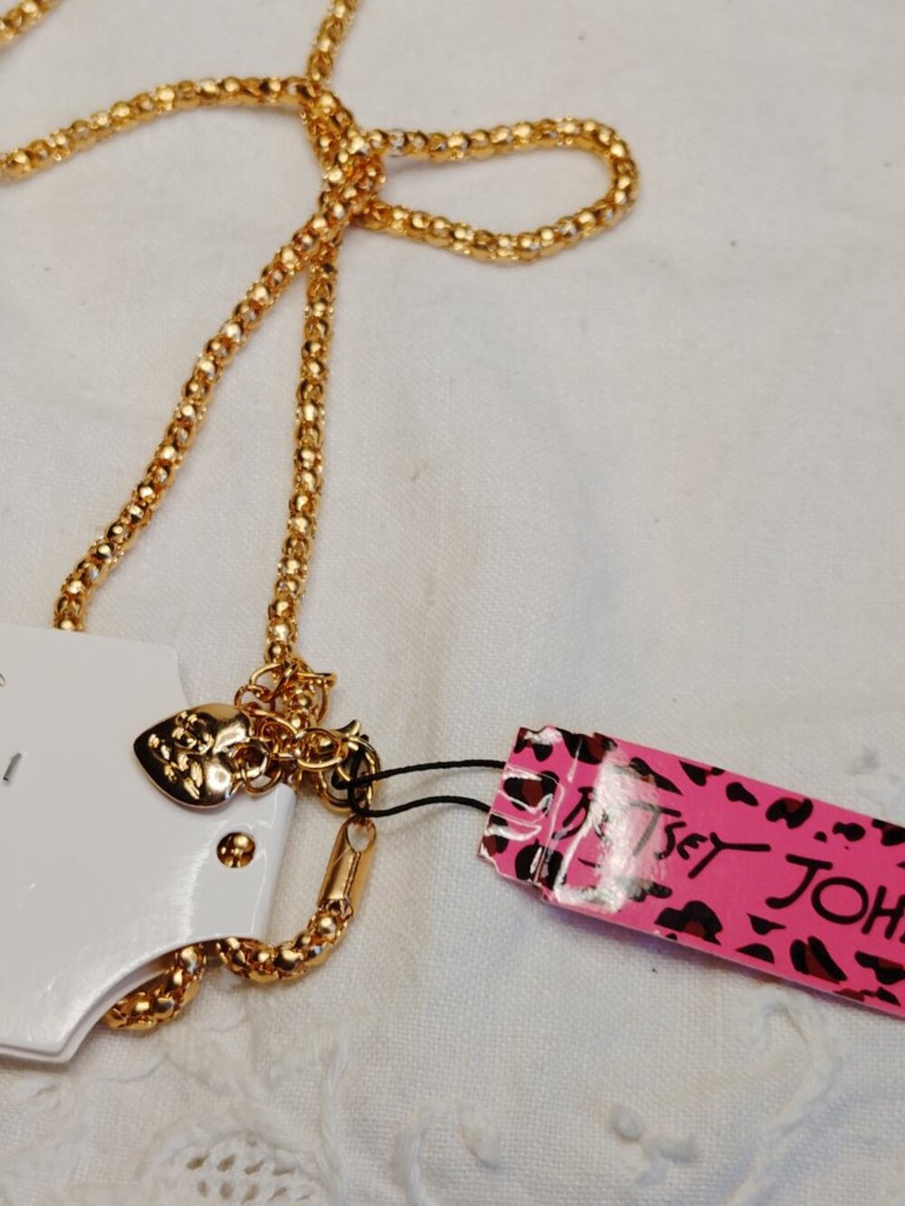 Betsey Johnson Ballerina Rose Pendant Necklace - Picture 6 of 8